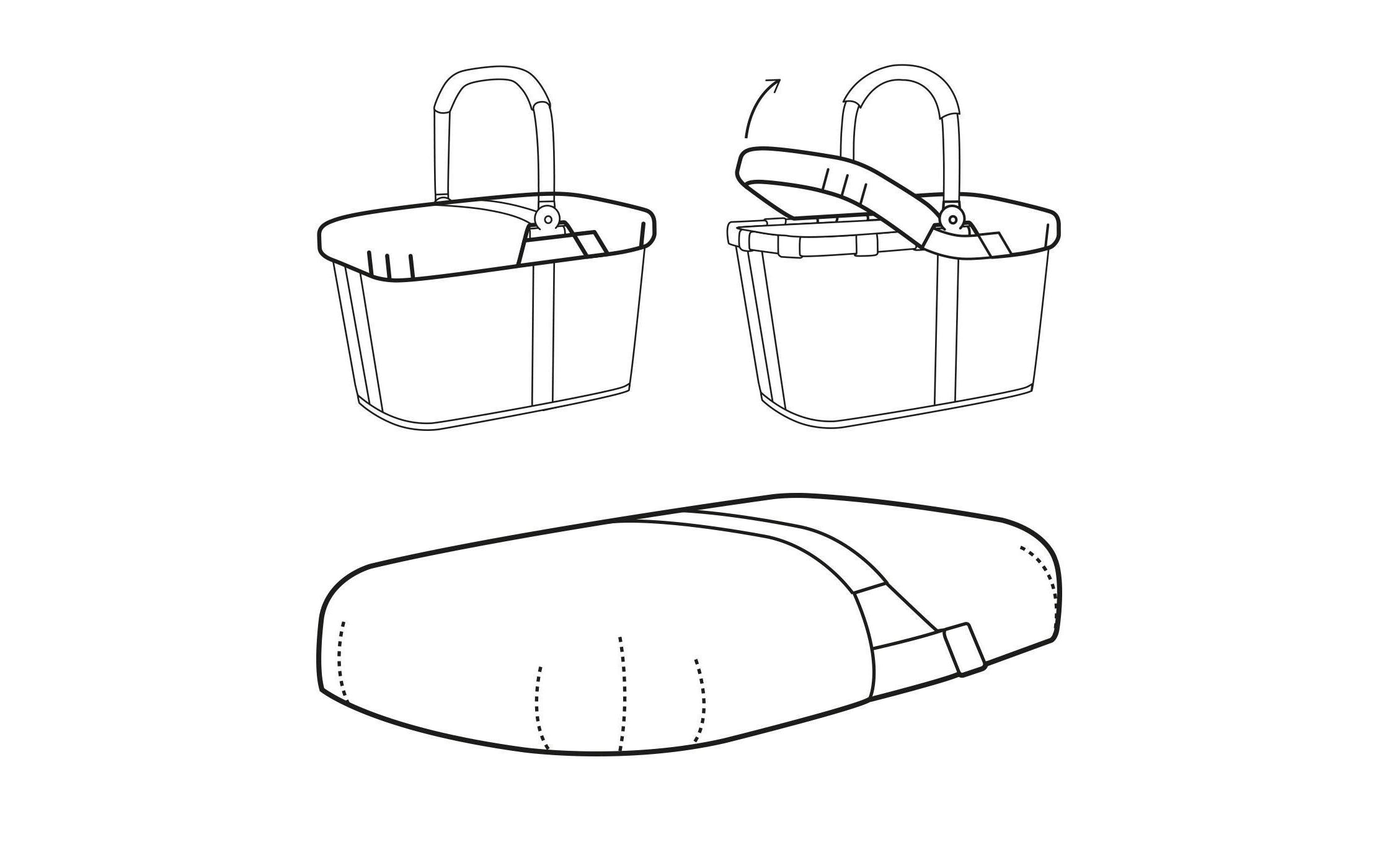 Reisenthel Abdeckung Carrybag Cover Black Reisenthel Abdeckung Carrybag Cover Black