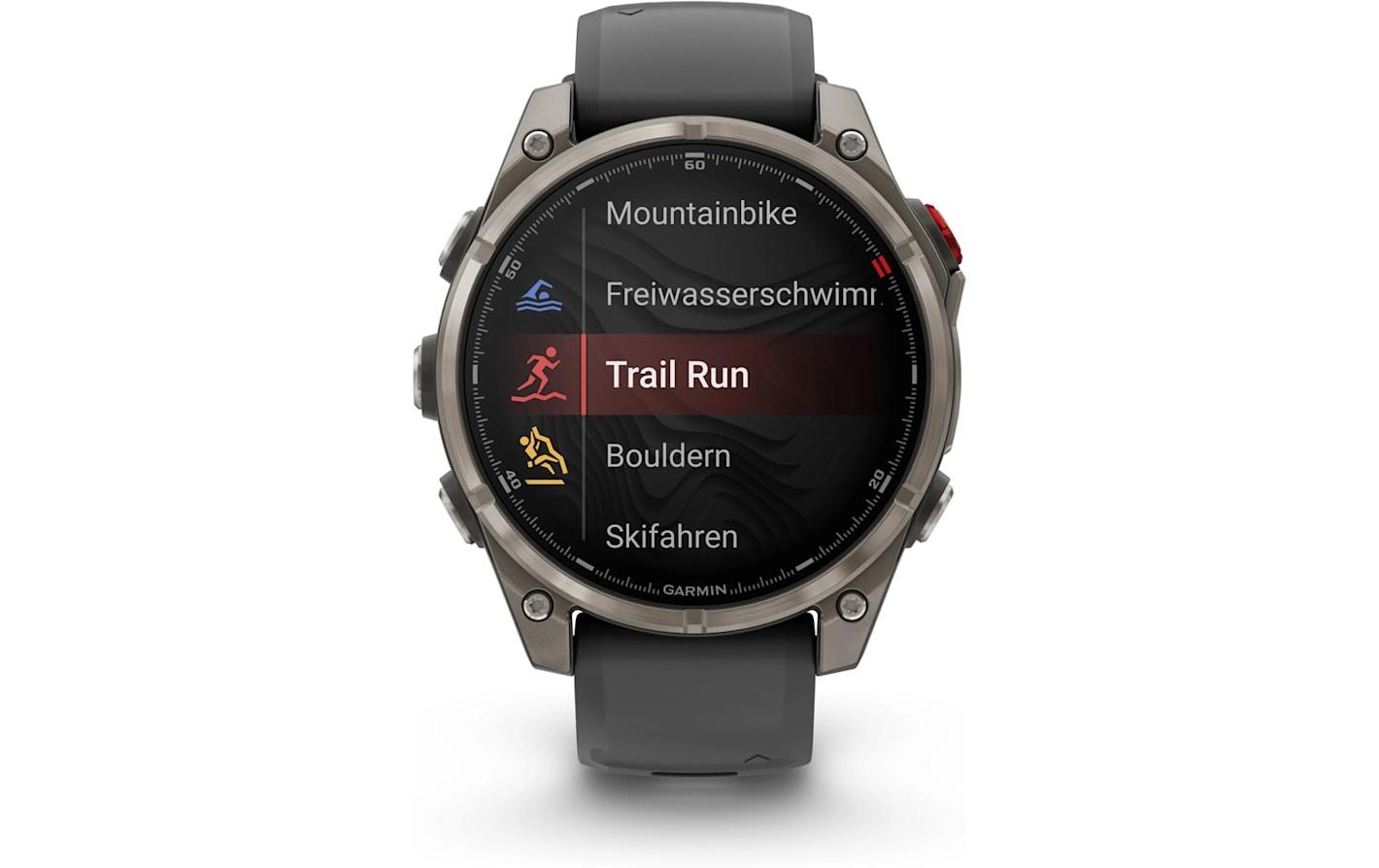 GARMIN GPS-Sportuhr fēnix 8 Pro – AMOLED Graphite/Schwarz