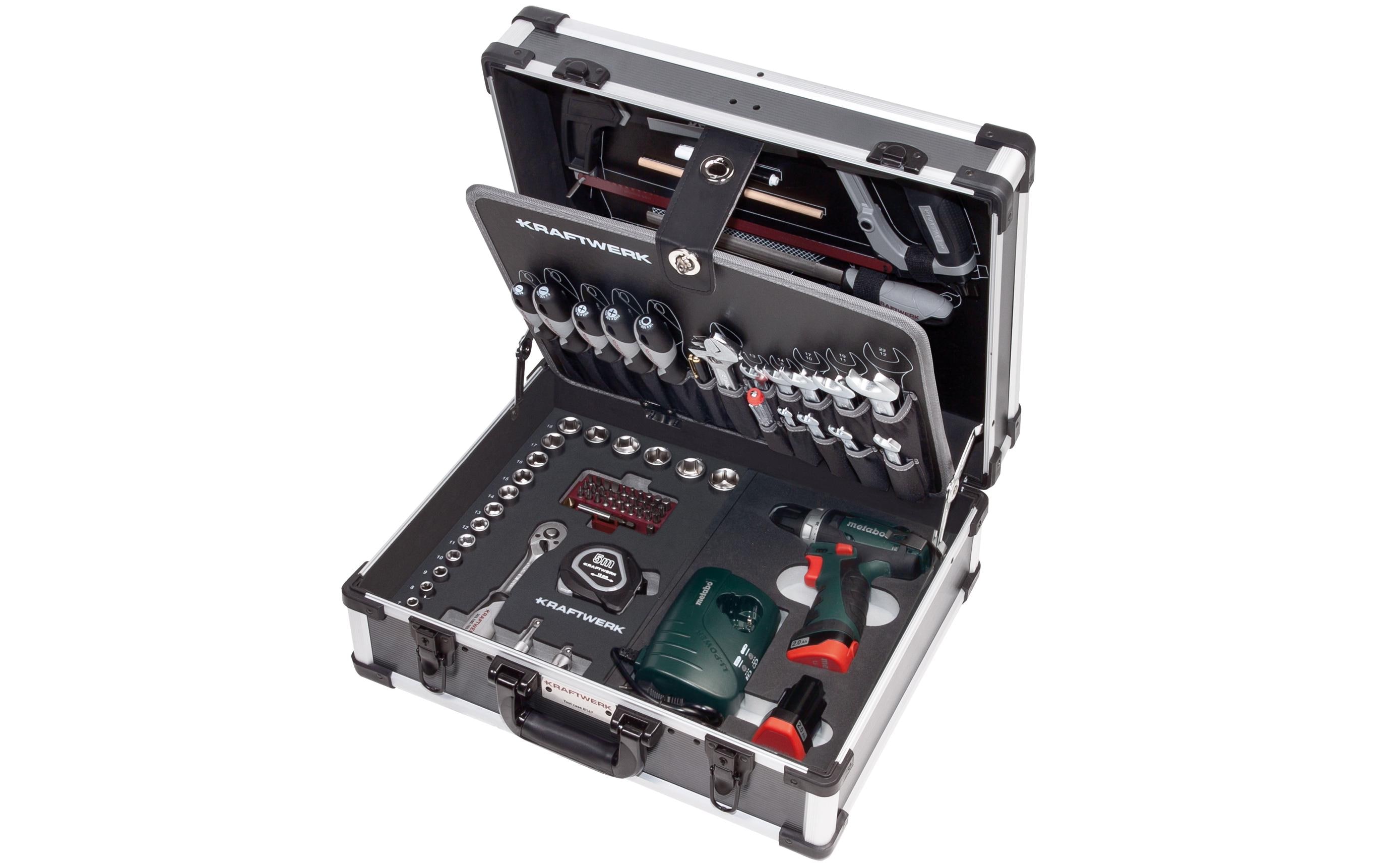 Kraftwerk Werkzeugkoffer B147 Metabo 3/8, 100-teilig Kraftwerk Werkzeugkoffer B147 Metabo 3/8, 100-teilig