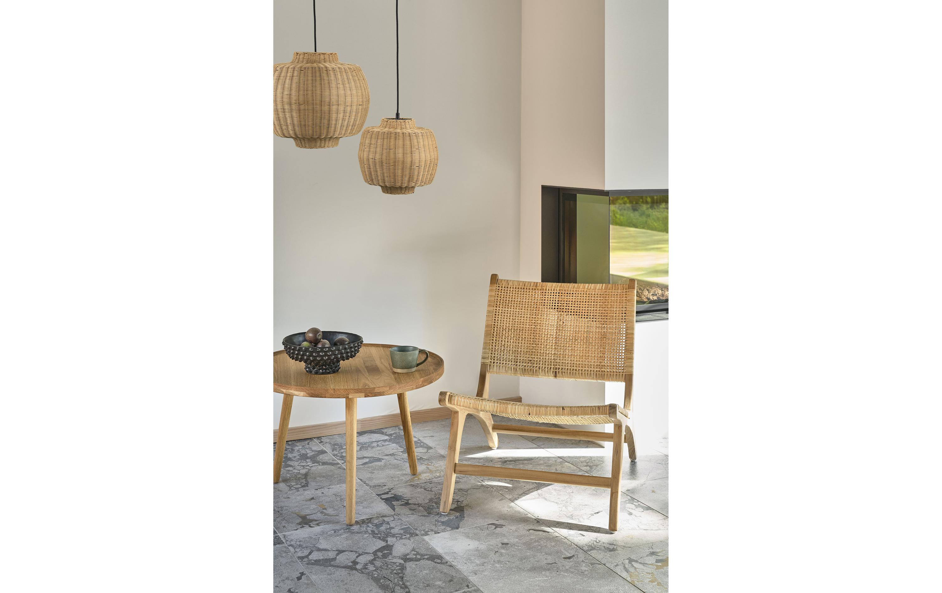 Villa Collection Pendelleuchte Vilna Ø 30 cm, E27, 40W, Braun