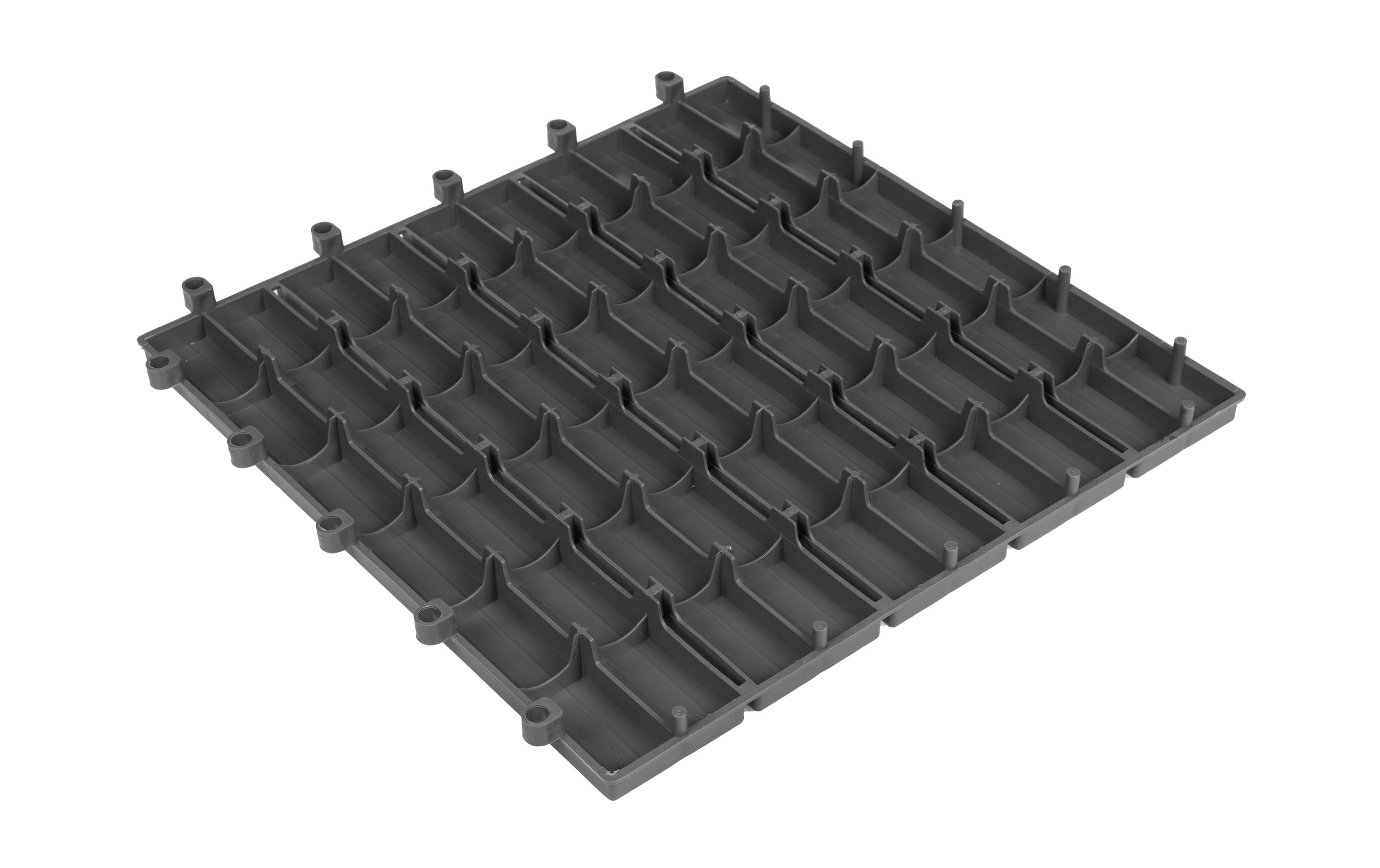 COCON Balkon-& Terrassenplatten Grau, 30 x 30 cm, 6 Stück