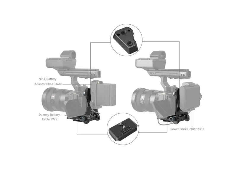 Smallrig V-Mount-Akkuplatte Compact Mounting System Smallrig V-Mount-Akkuplatte Compact Mounting System