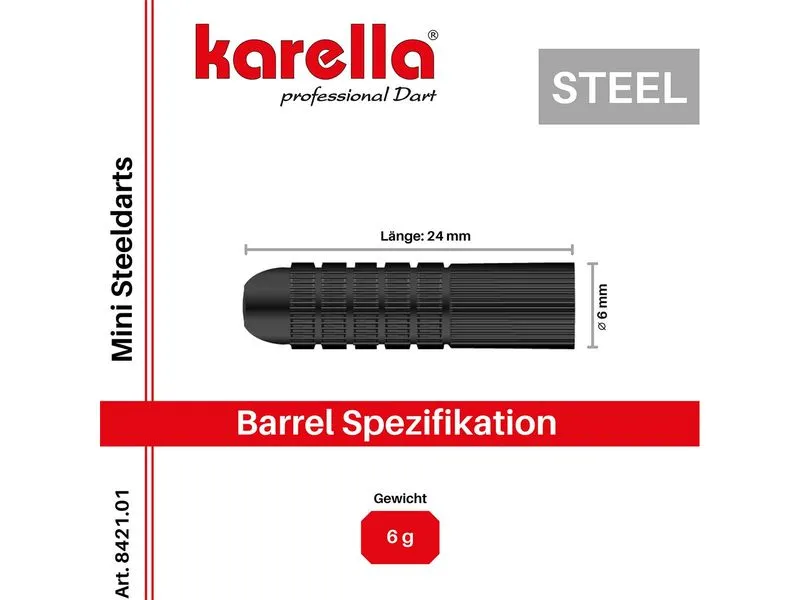 Karella Steeldart Mini Set, 3 Stück im Blister