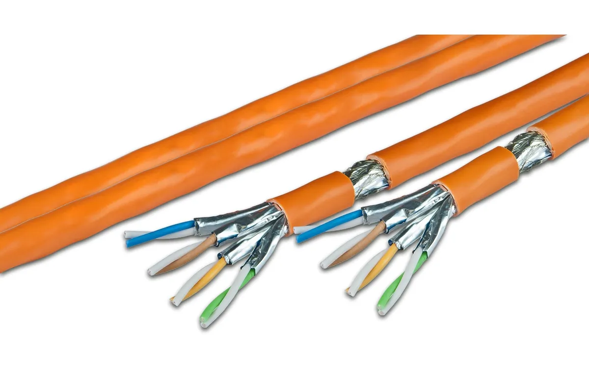 Wirewin Verlegekabel VKW SFTP K7 LSOH3 Cat 7, S/FTP, 100 m, Orange