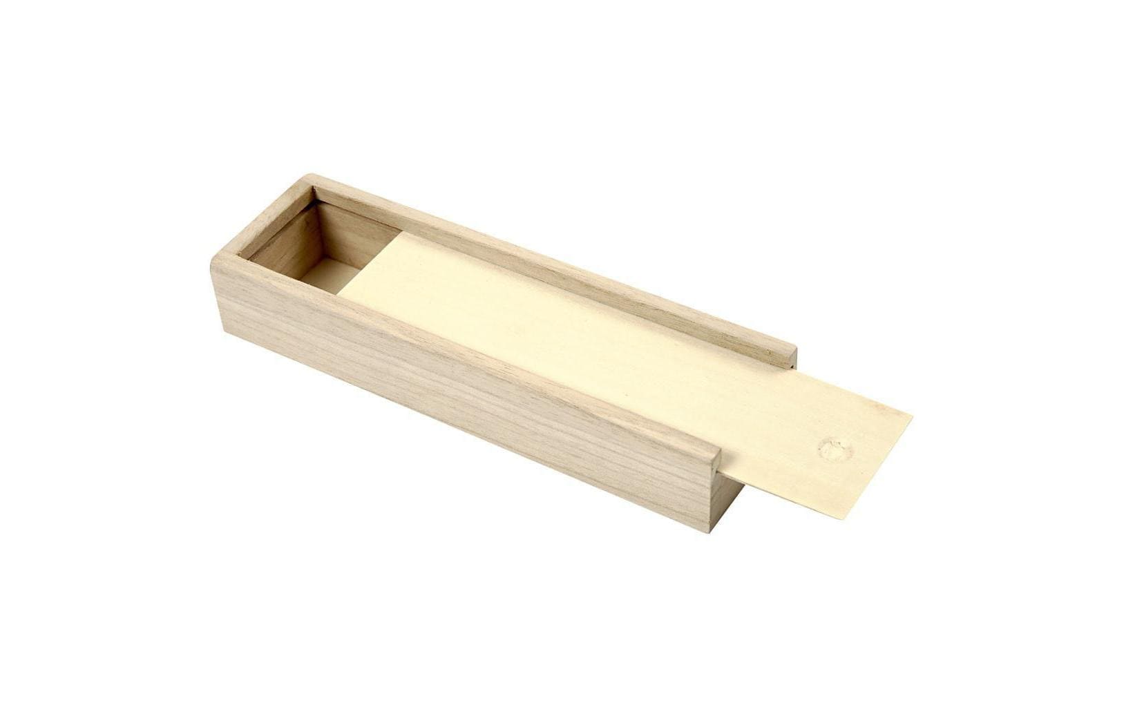 Creativ Company Holzartikel 20 x 6 x 3.5 cm Stiftebox