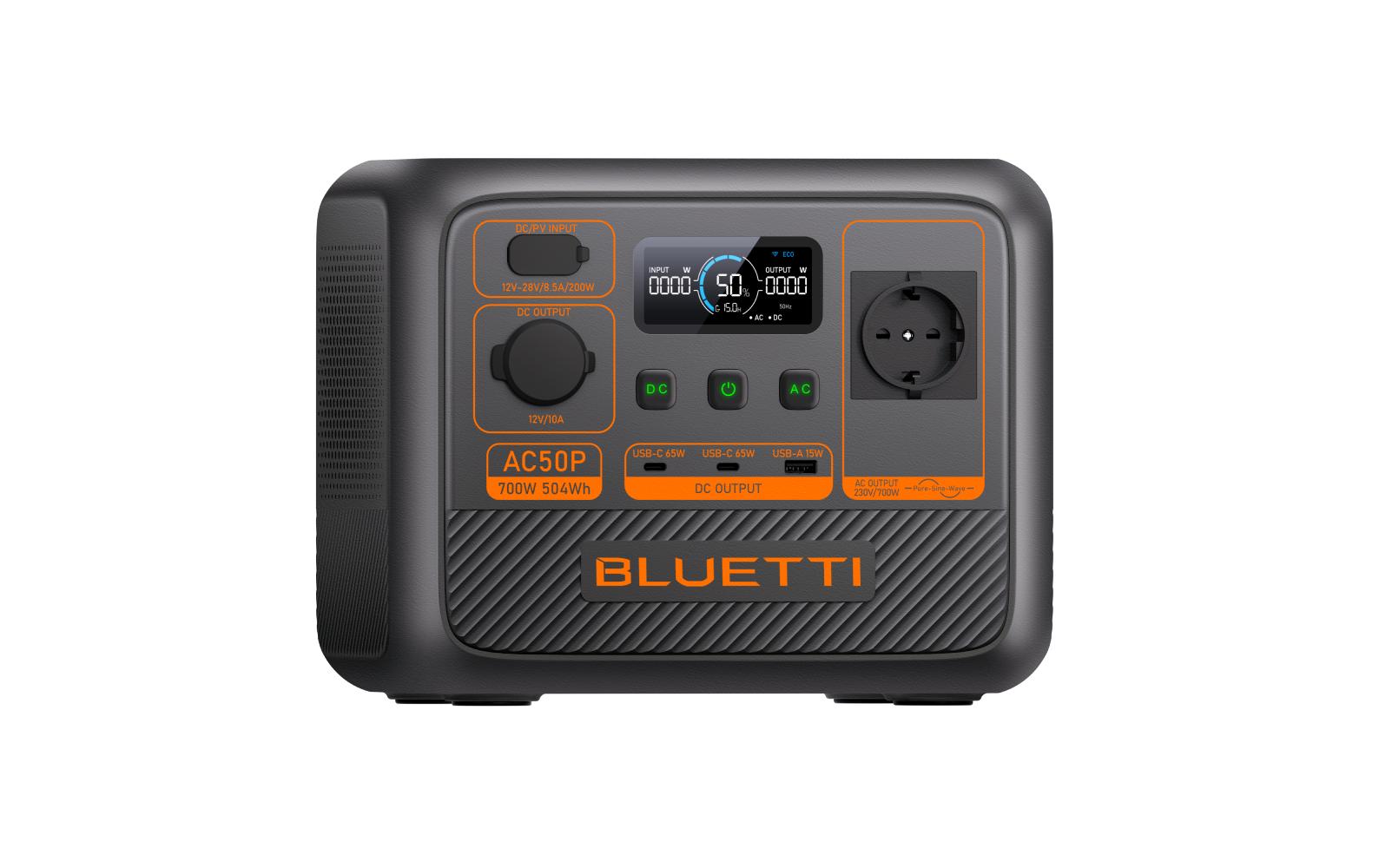 BLUETTI Power Station AC50P 504 Wh