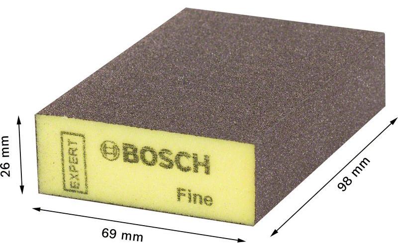Bosch Professional Unischleifblock Expert S471, 69 x 97 x 26 mm, fein
