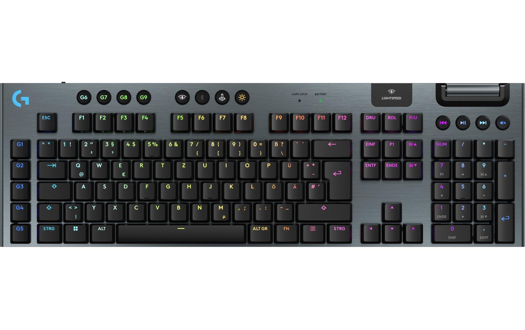 Logitech Gaming-Tastatur G915 X Lightspeed GL Tactile Logitech Gaming-Tastatur G915 X Lightspeed GL Tactile