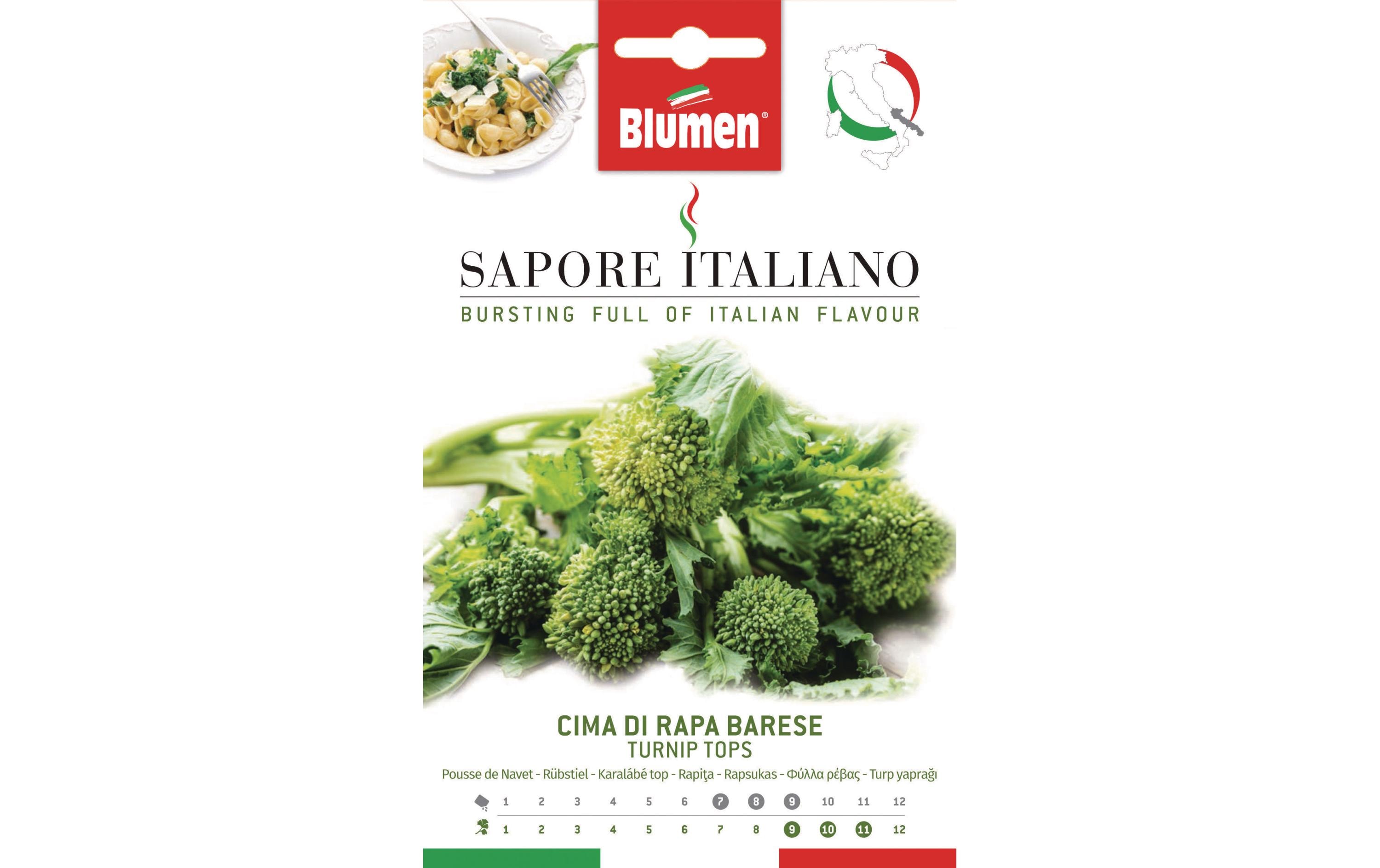 Blumen Samen Rübstiel di Rape Barese