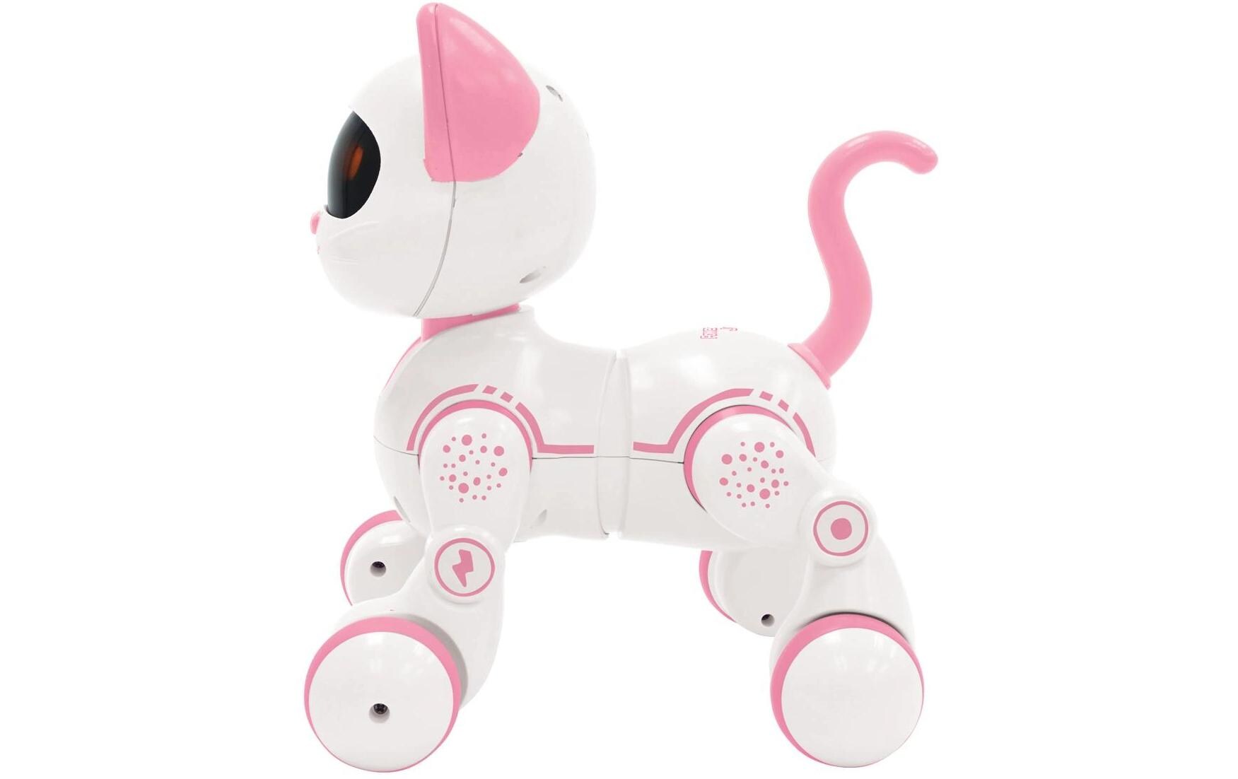 Lexibook Lernroboter Power Kitty Junior Weiss, Rosa