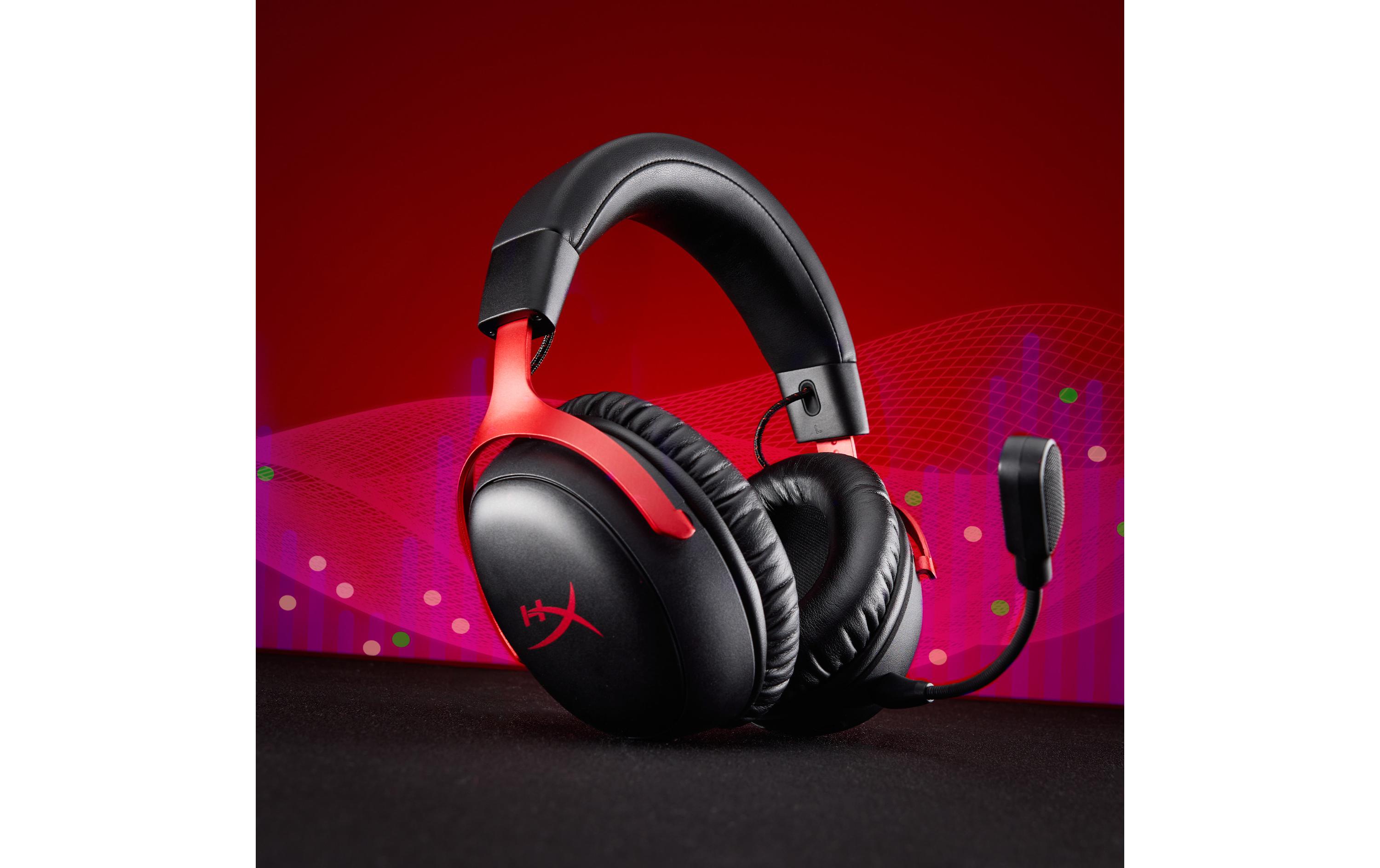 HyperX Headset HyperX Cloud III S Rot/Schwarz