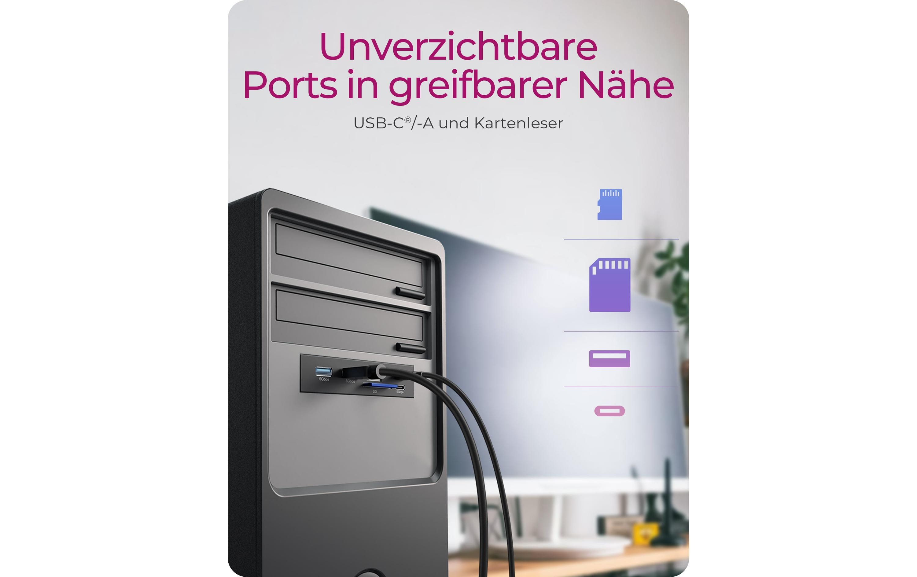 ICY BOX Front Panel IB-HUB1419-i3