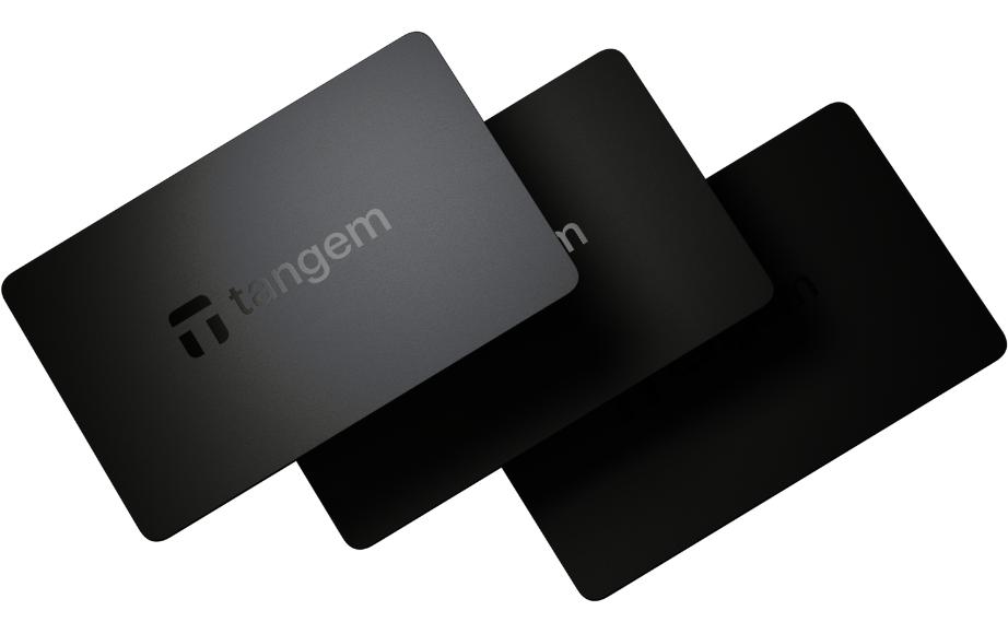 bitConsult Tangem Black + 50 CHF BTC Voucher Bitcoin 3 Card Set bitConsult Tangem Black + 50 CHF BTC Voucher Bitcoin 3 Card Set