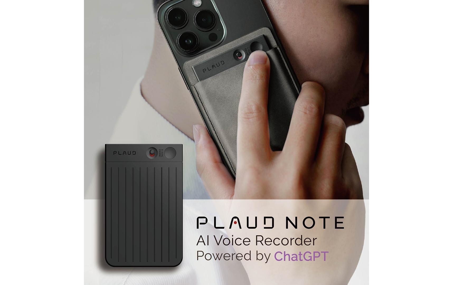 Plaud Diktiergerät Note AI Voice Recorder Schwarz