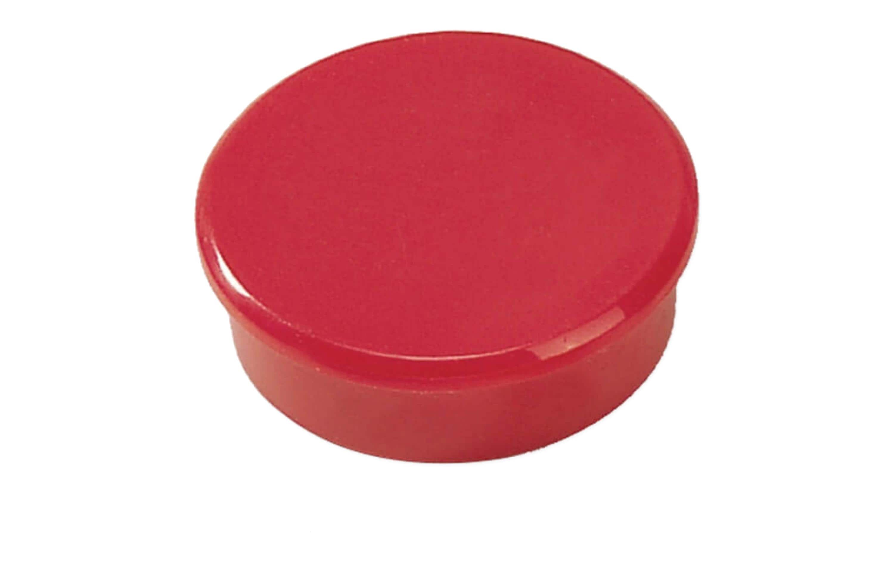 Berec Haftmagnet Ø 20 mm, 10 Stück, Rot Berec Haftmagnet Ø 20 mm, 10 Stück, Rot