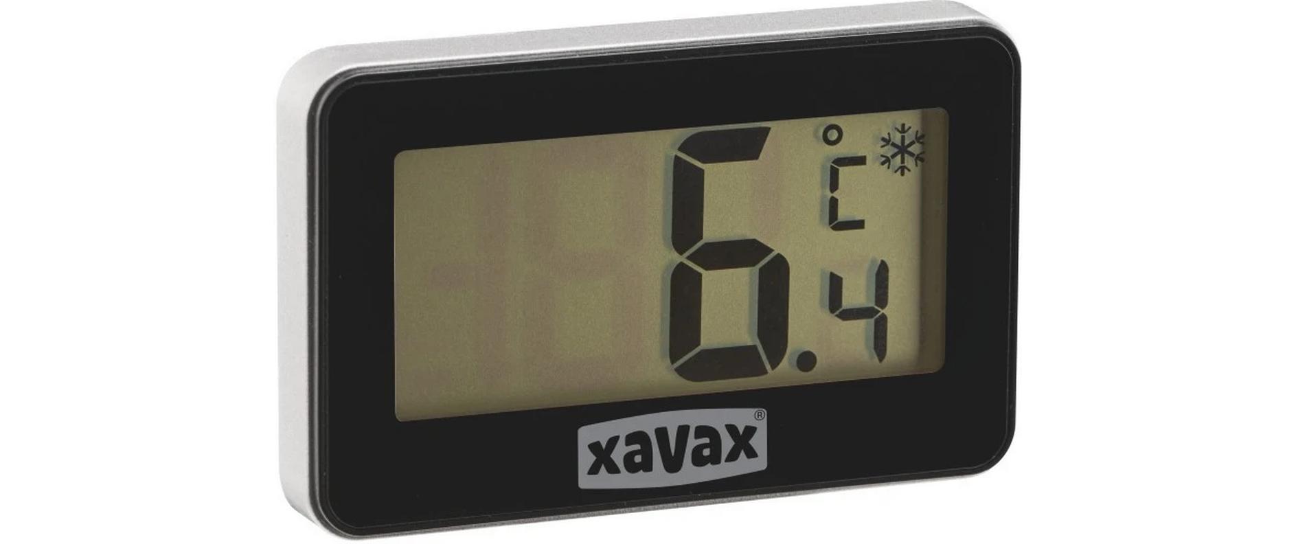 Xavax Digitales Thermometer Schwarz