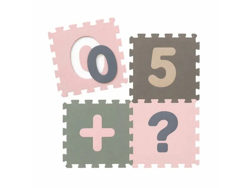 KOOR Puzzlematte Mero, 120 x 120 x 1 cm, dunkel KOOR Puzzlematte Mero, 120 x 120 x 1 cm, dunkel