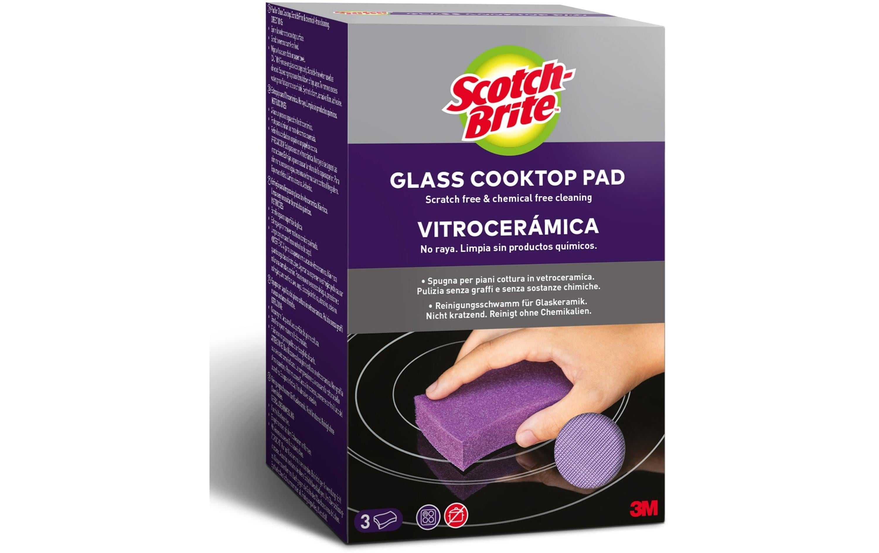 Scotch-Brite Schwamm 3M Scotch-Brite Glaskeramik 3 Stück