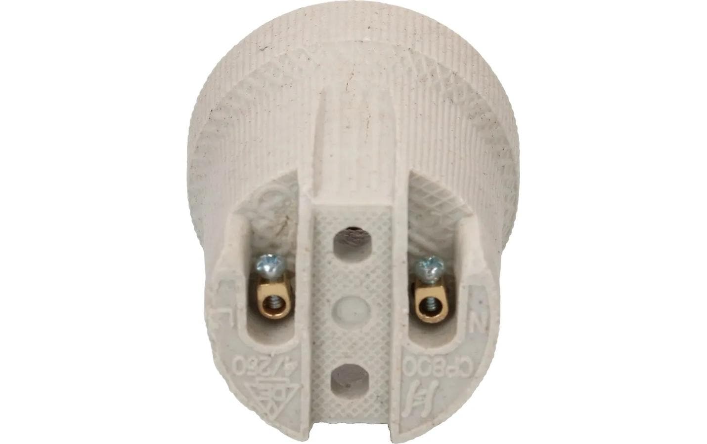 Max Hauri Lampenfassung E27 5kV, M4 Durchgangslöcher