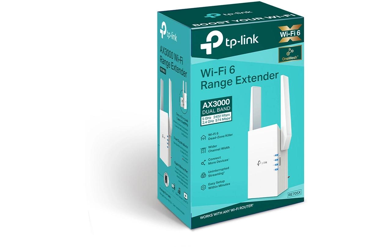TP-Link WLAN-Mesh-Repeater RE705X Wi-Fi 6