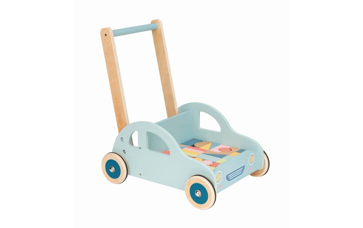 Spielba Holzspielwaren Lauflernhilfe Baby Walker Auto mit Bauklötze Spielba Holzspielwaren Lauflernhilfe Baby Walker Auto mit Bauklötze