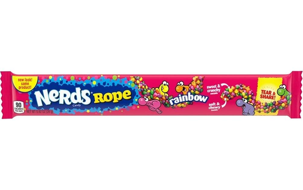 Wonka Nerds Rope Rainbow 3x 26 g