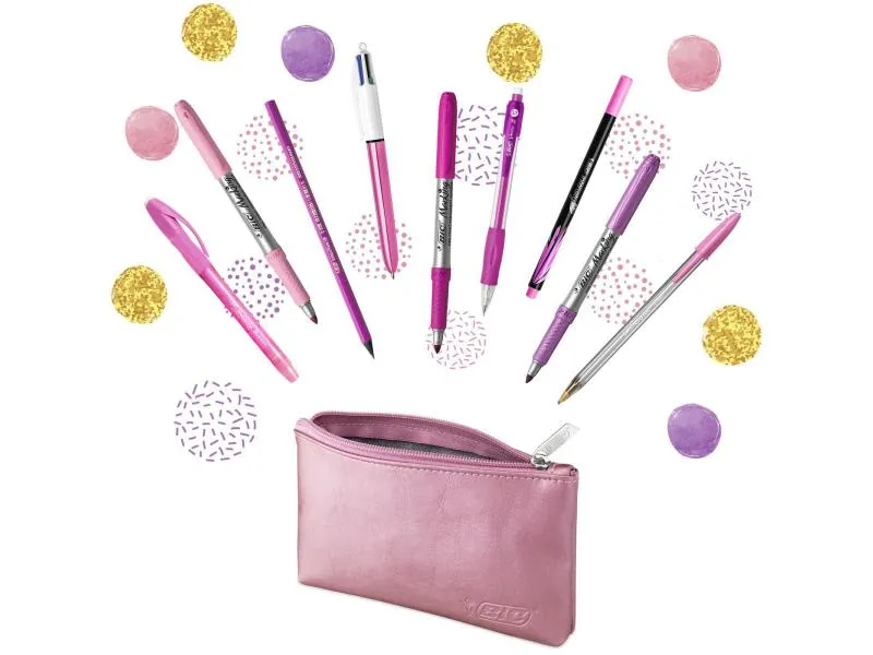 BIC Kugelschreiber Pink und Purpleset 10-teilig BIC Kugelschreiber Pink und Purpleset 10-teilig