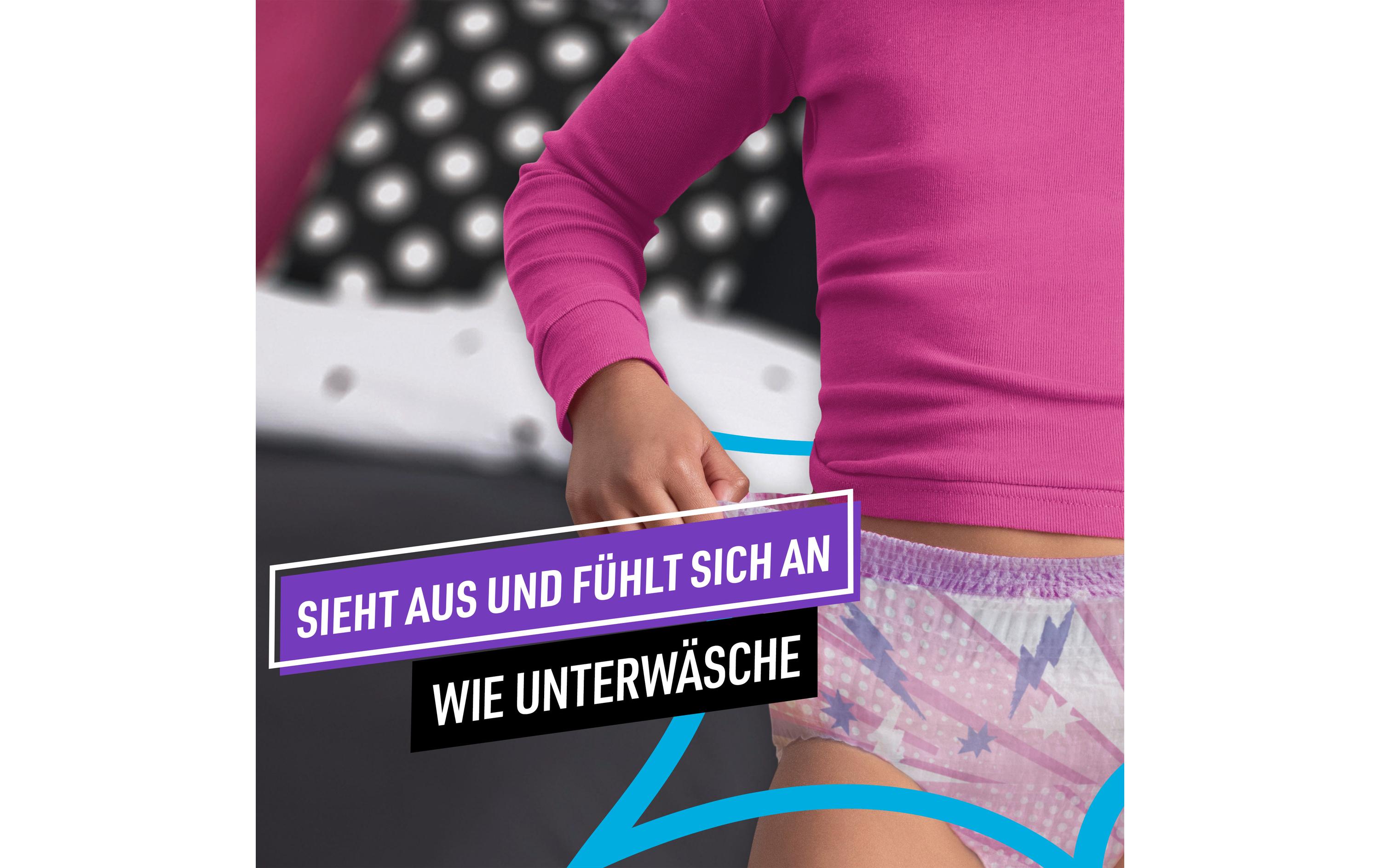 Pampers Nachtwindeln Ninjamas Mädchen 8-12 Jahre, 54 Stk.