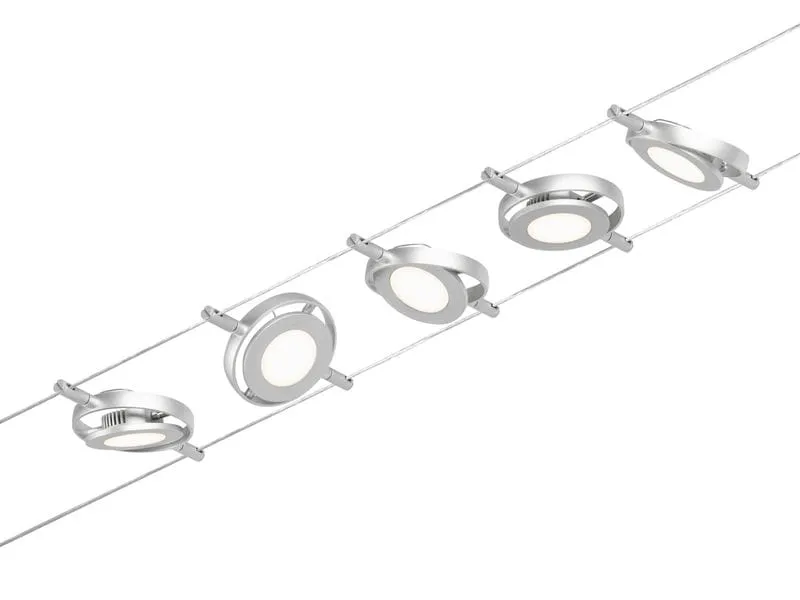 Paulmann CorDuo LED Seilsystem RoundMac Basisset 5 x 200 lm Paulmann CorDuo LED Seilsystem RoundMac Basisset 5 x 200 lm