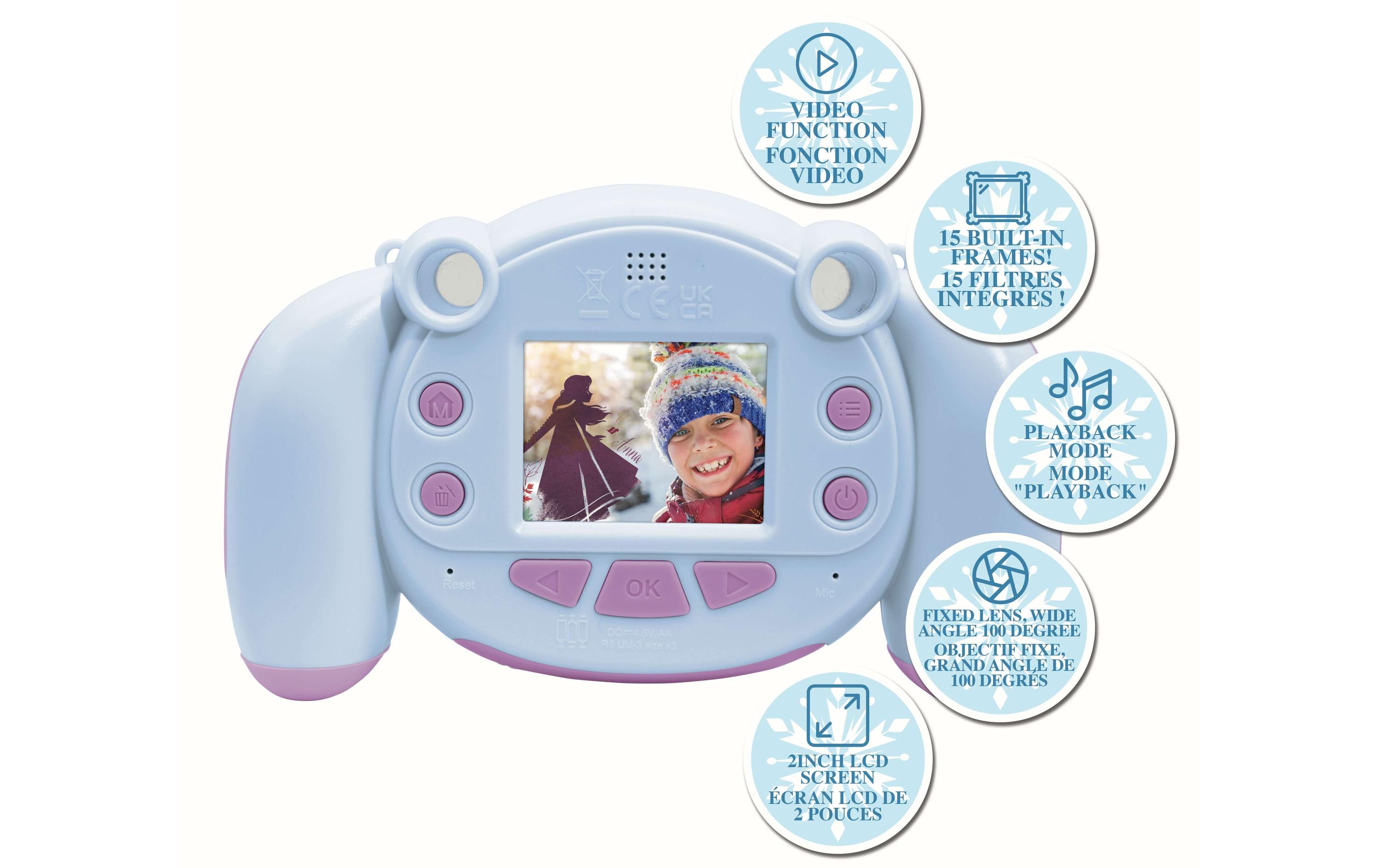 Lexibook Kinderkamera Disney Frozen Blau/Violett