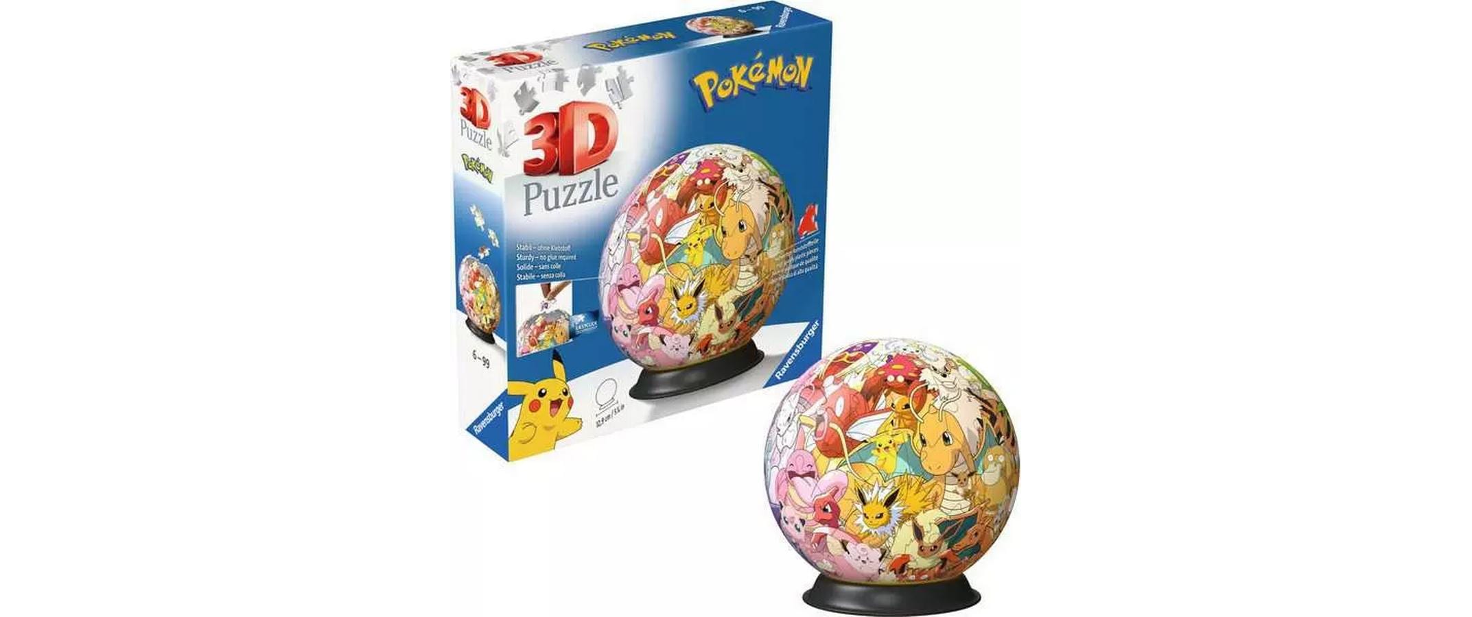 Ravensburger 3D Puzzle Ball: Pokémon – Kanto Region