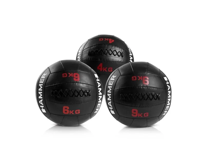 HAMMER Wall Ball Competition 4 kg PVC-Mesh schwarz