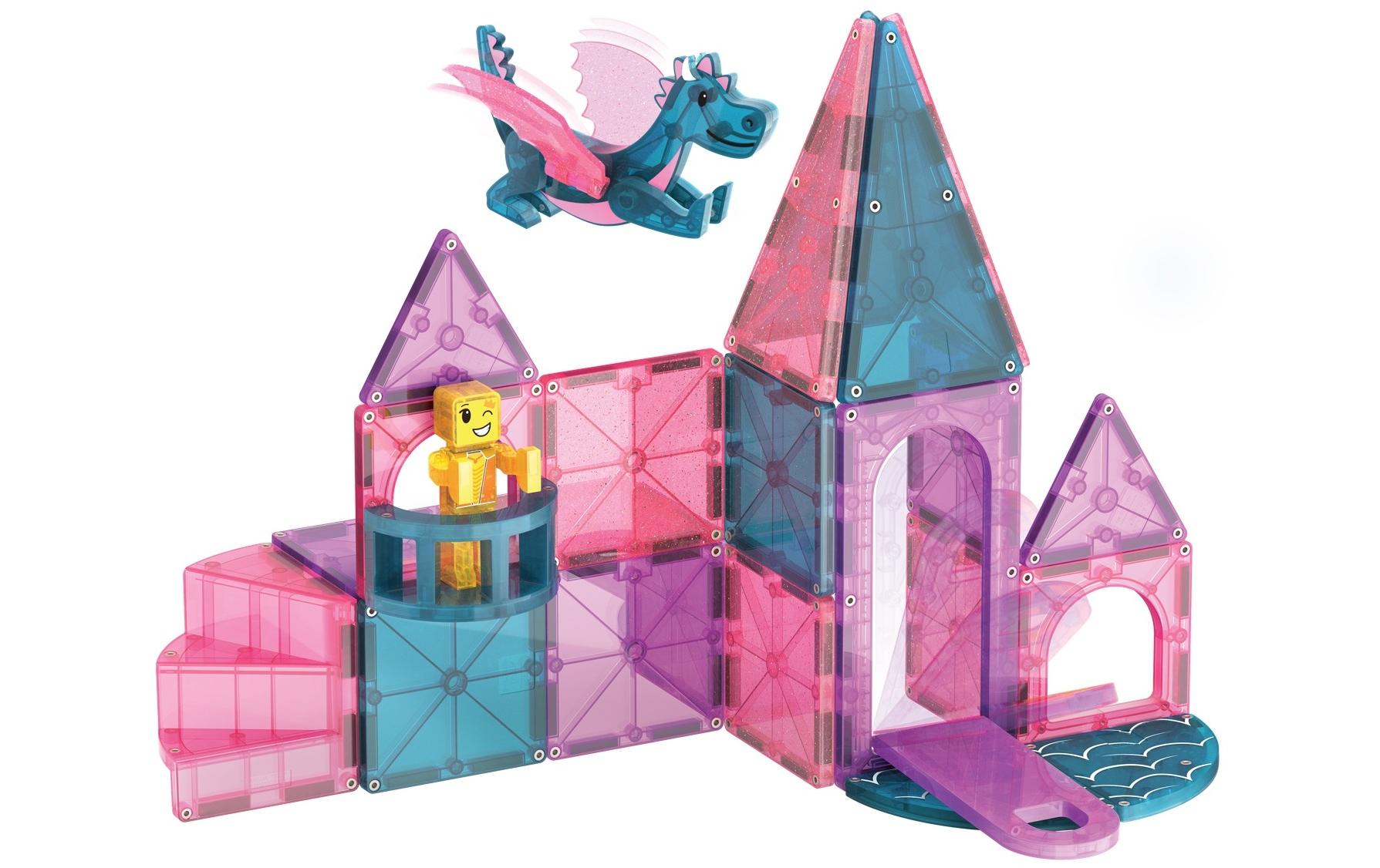 Magna-Tiles Bausteinmodell Schloss 25-teilig