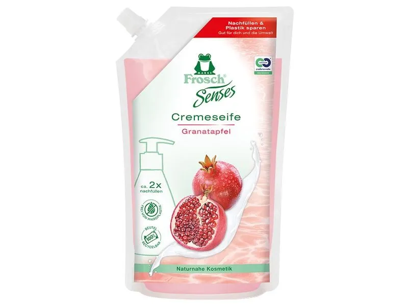 Frosch Handseife Granatapfel Nachfüllbeutel 500 ml Frosch Handseife Granatapfel Nachfüllbeutel 500 ml