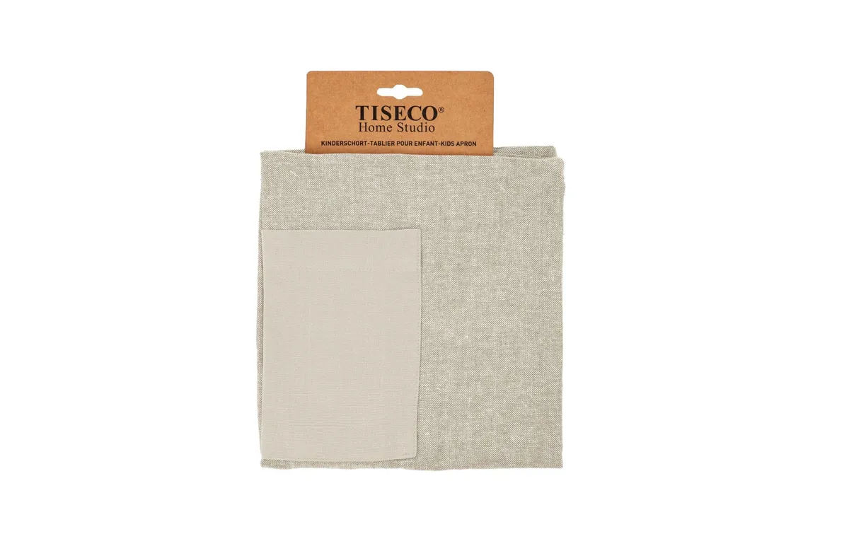 Tiseco Kochschürze 52 x 63 cm, Taupe
