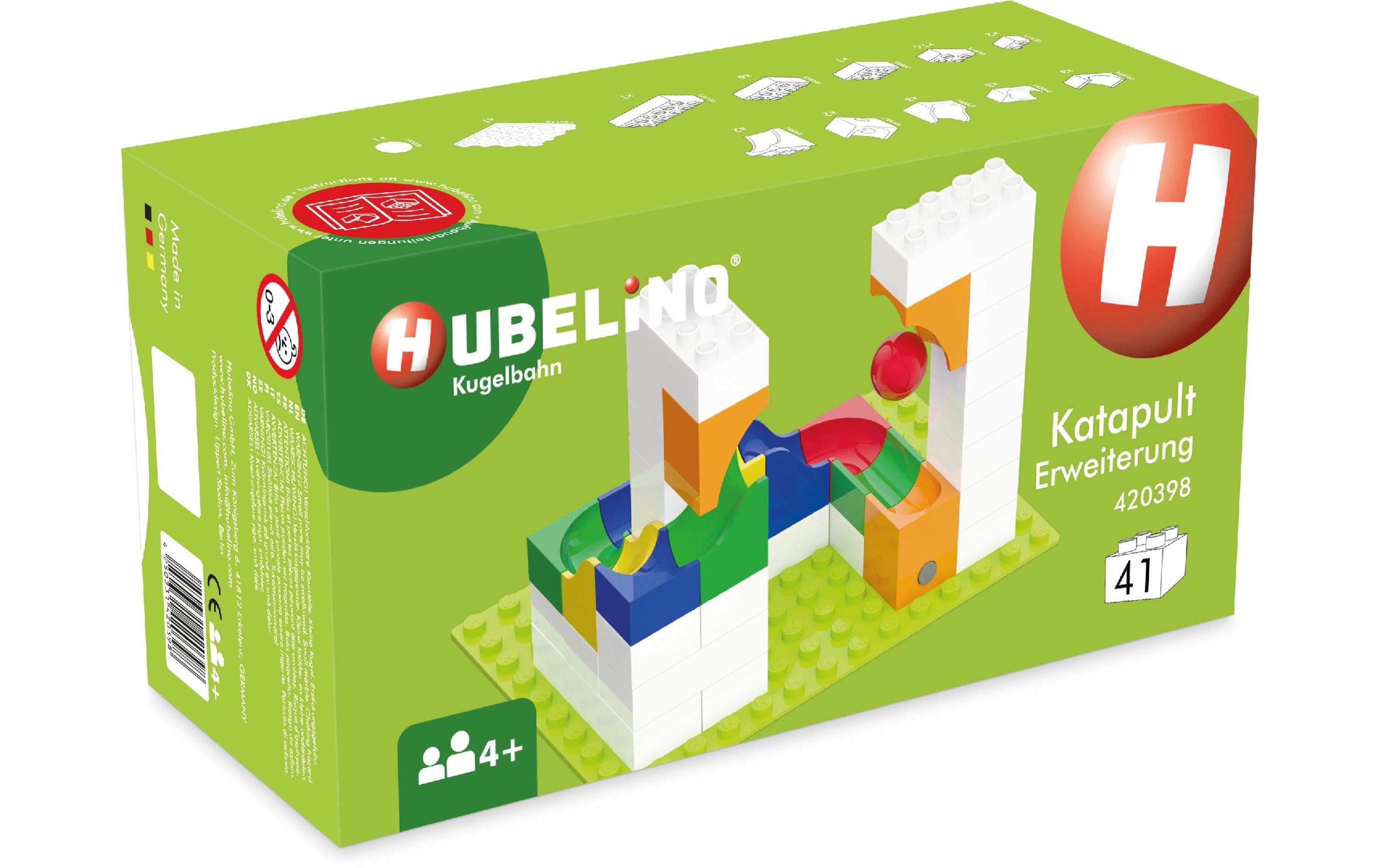 Hubelino Kugelbahn Katapult Erweiterung 41 Teile Hubelino Kugelbahn Katapult Erweiterung 41 Teile