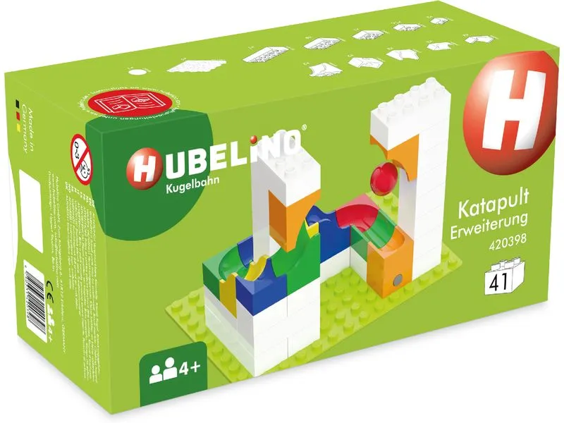Hubelino Kugelbahn Katapult Erweiterung 41 Teile