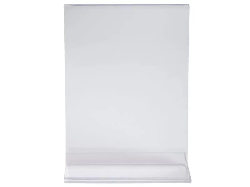 Exacompta Tischaufsteller A5 T-Form Hochformat – Kristall A5 Exacompta Tischaufsteller A5 T-Form Hochformat – Kristall A5