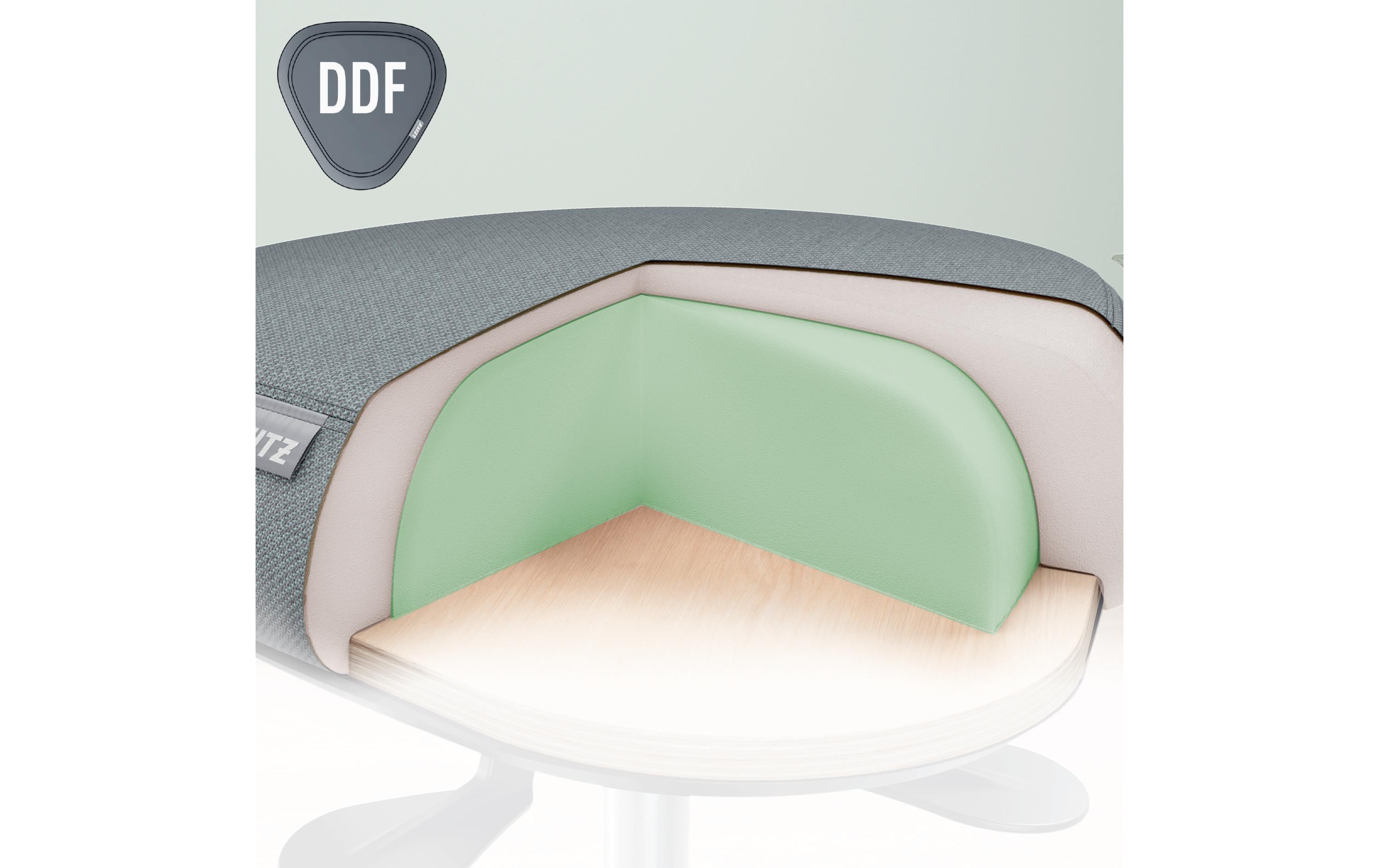 Leitz Ergonomischer Sitzhocker Activ mit Rollen