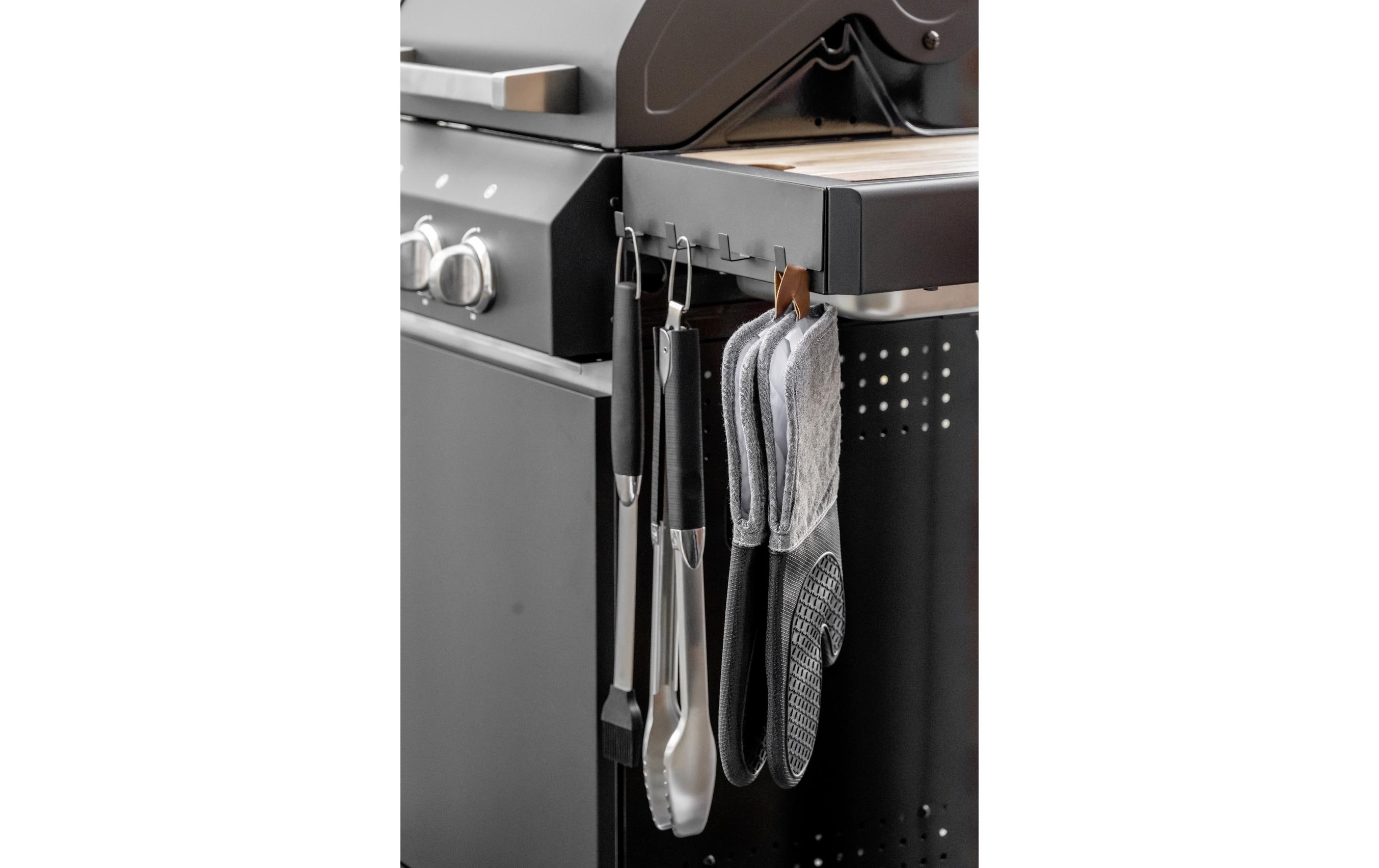 Wenko BBQ-Pinsel Schwarz/Silber