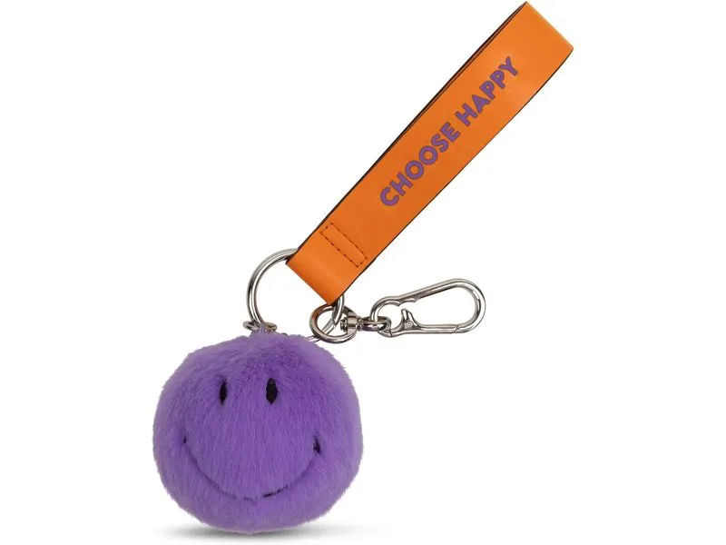 Bon Ton Toys Schlüsselanhänger Smiley ECO Fuzzy Violett 7 cm Bon Ton Toys Schlüsselanhänger Smiley ECO Fuzzy Violett 7 cm