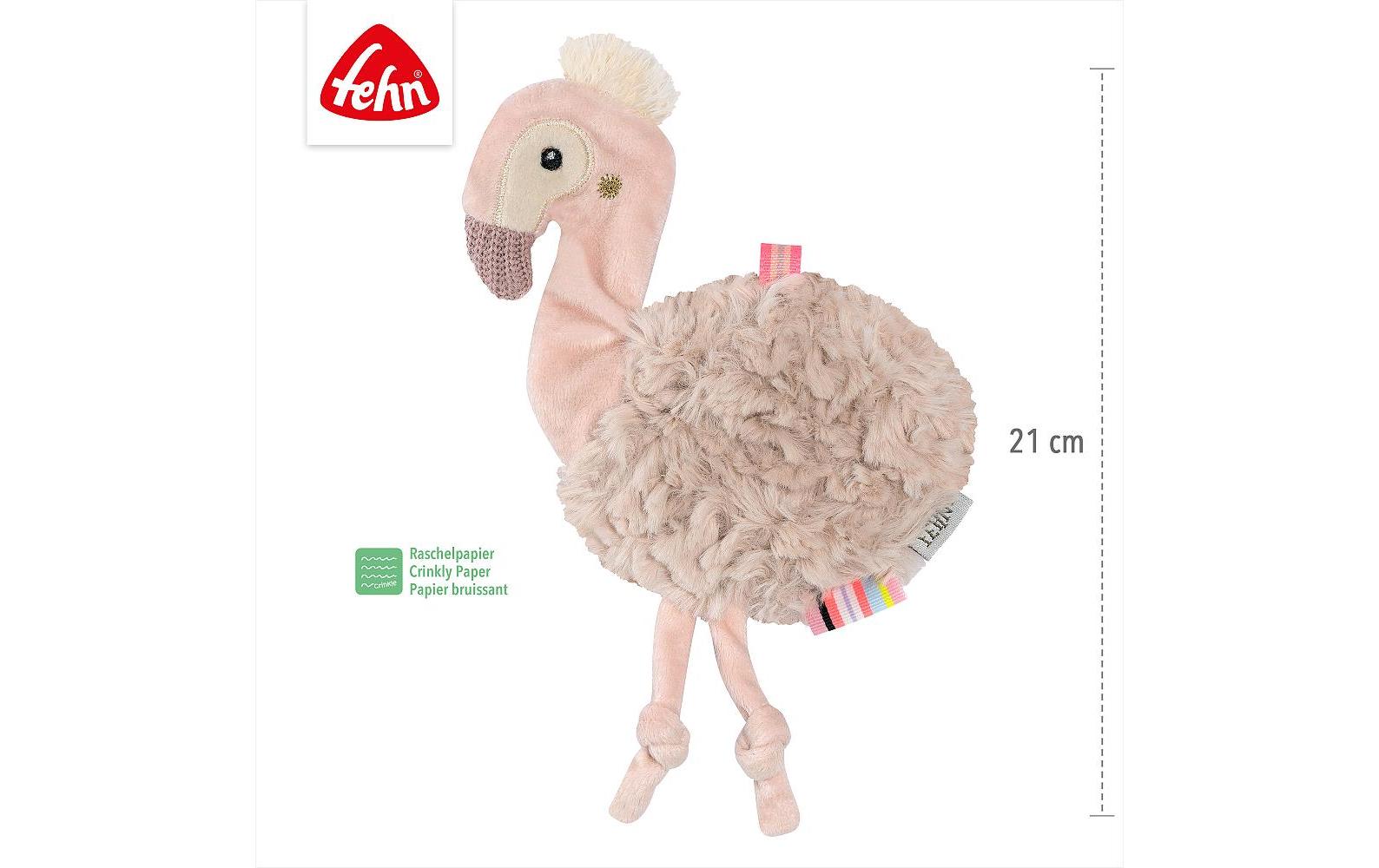 fehn Knister-Flamingo Rose