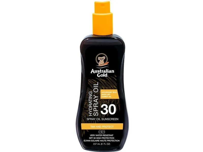 Australian Gold Sonnenspray LSF 30 Carrot Intensifier Oil 237 ml Australian Gold Sonnenspray LSF 30 Carrot Intensifier Oil 237 ml