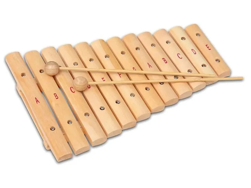 Bontempi Musikinstrument Xylophon mit 12 Holzplättchen Bontempi Musikinstrument Xylophon mit 12 Holzplättchen