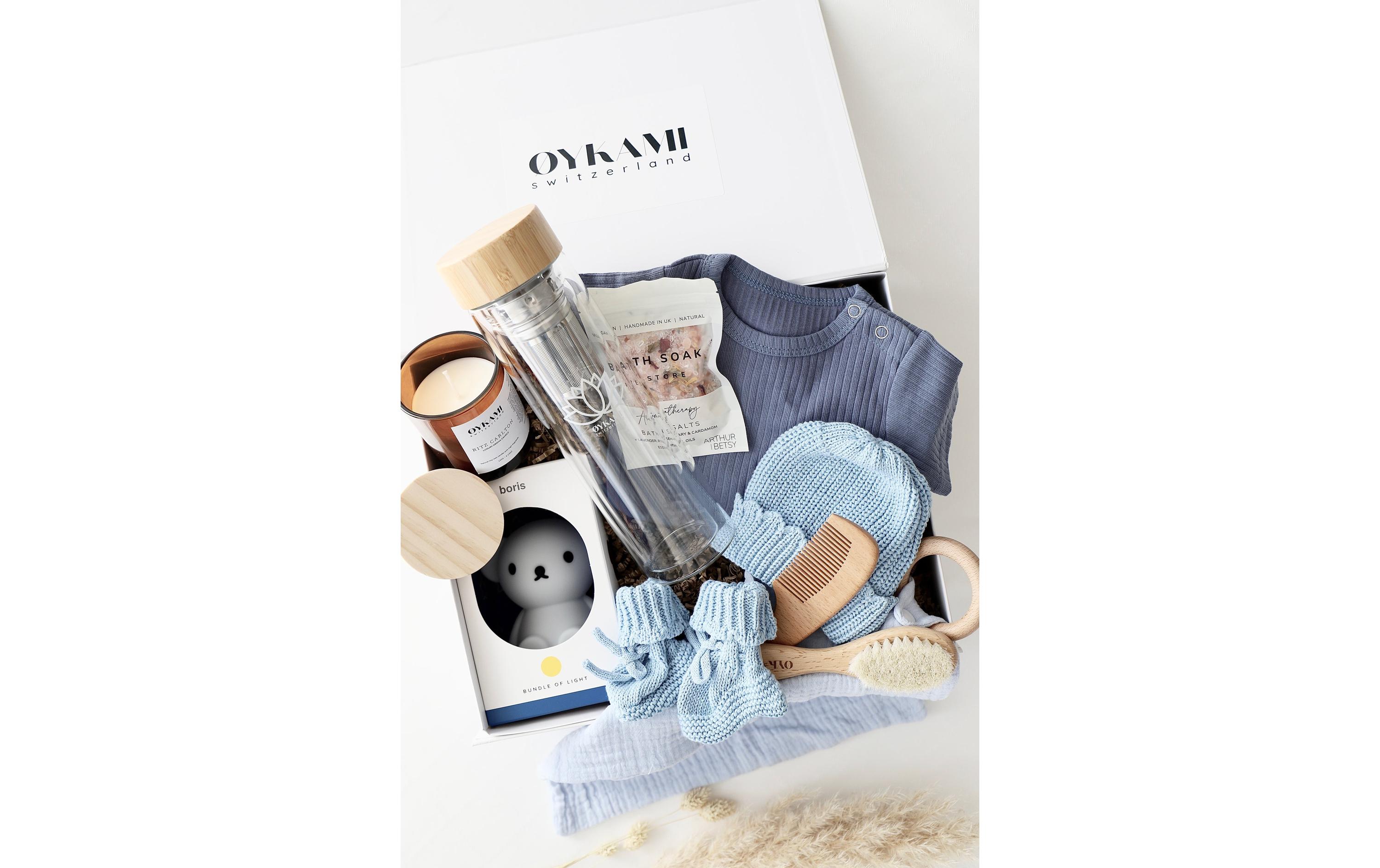 Oykami Mama Geschenkbox Teeflasche Blau Lugano Oykami Mama Geschenkbox Teeflasche Blau Lugano