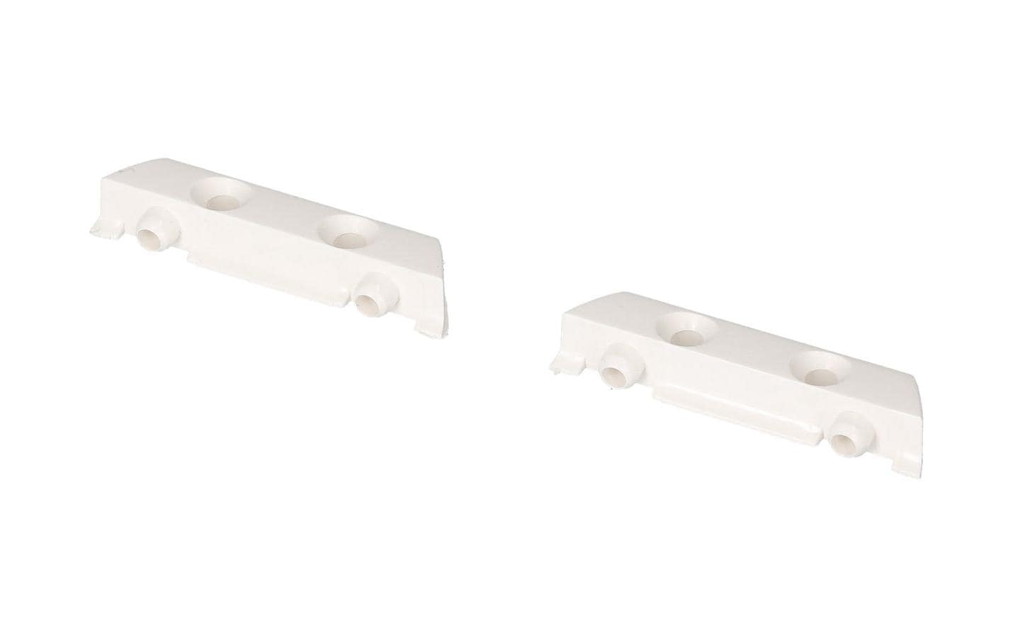 max connect Befestigungsset 90°, CUBO, Weiss 2 Stück