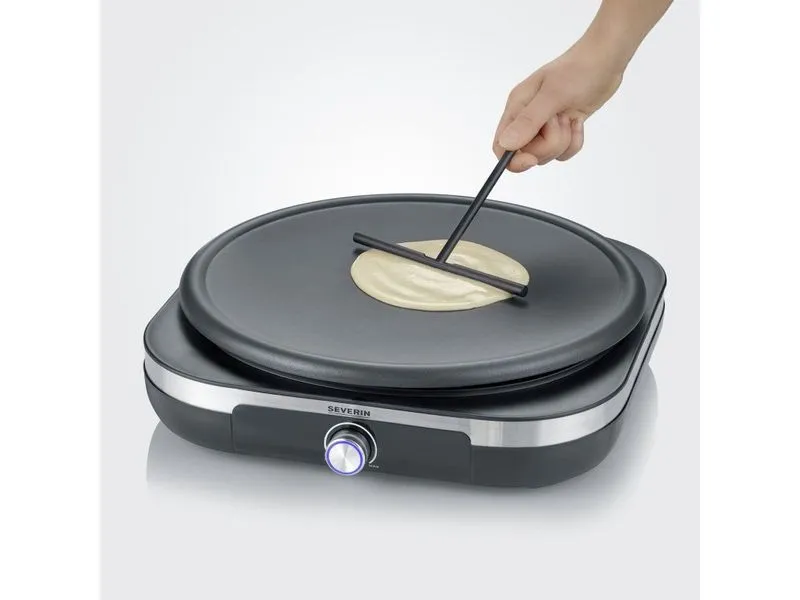 Severin CM2199 XXL-Grillplatte Edelstahl Schwarz Severin CM2199 XXL-Grillplatte Edelstahl Schwarz