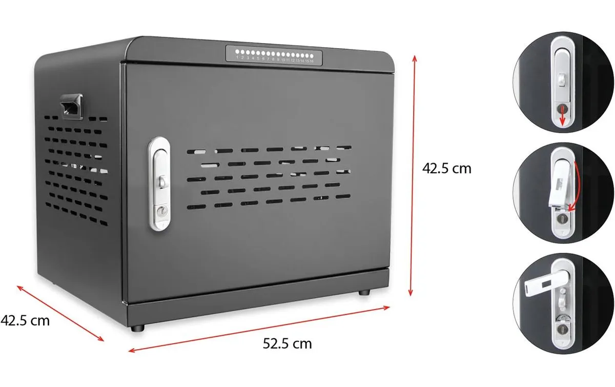 LMP Lade-Kabinett SmartCabinet 16-1000, 16 Port 1000 W