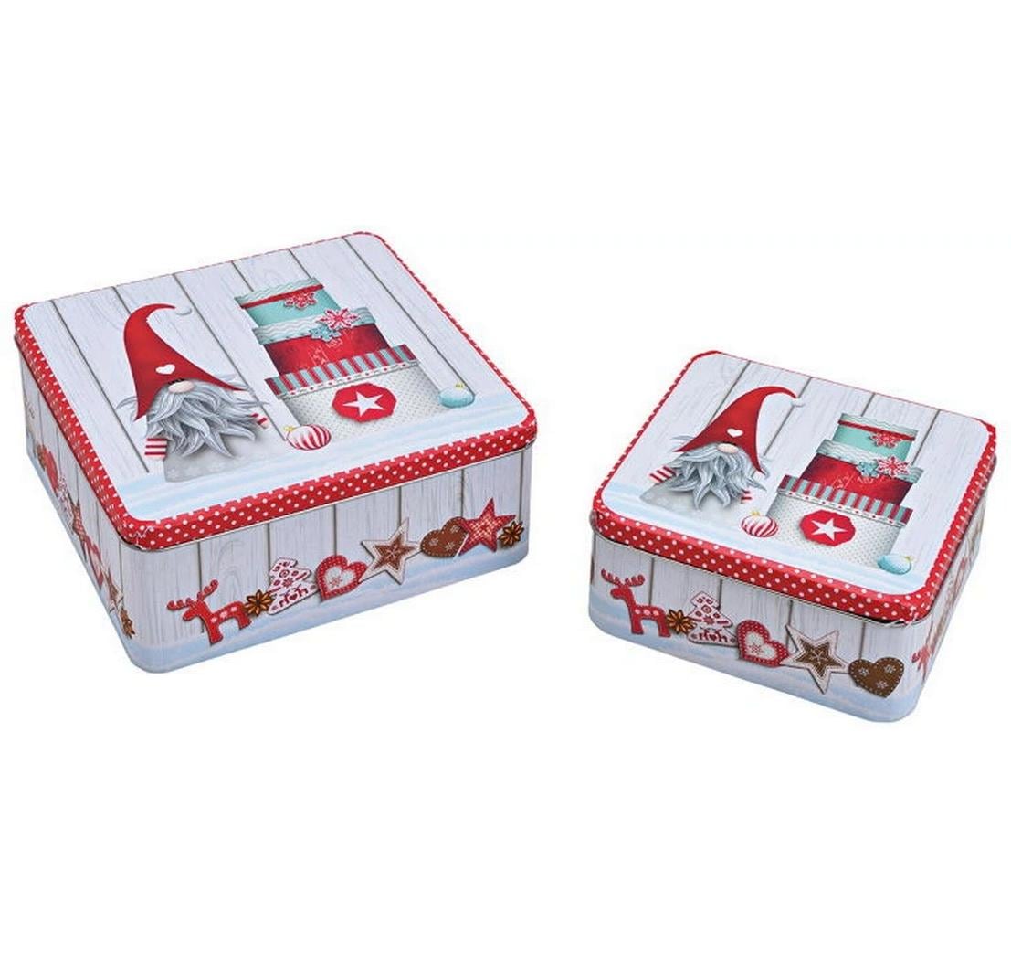 G. Wurm Guetzli-Dose Wichtel 2er Set