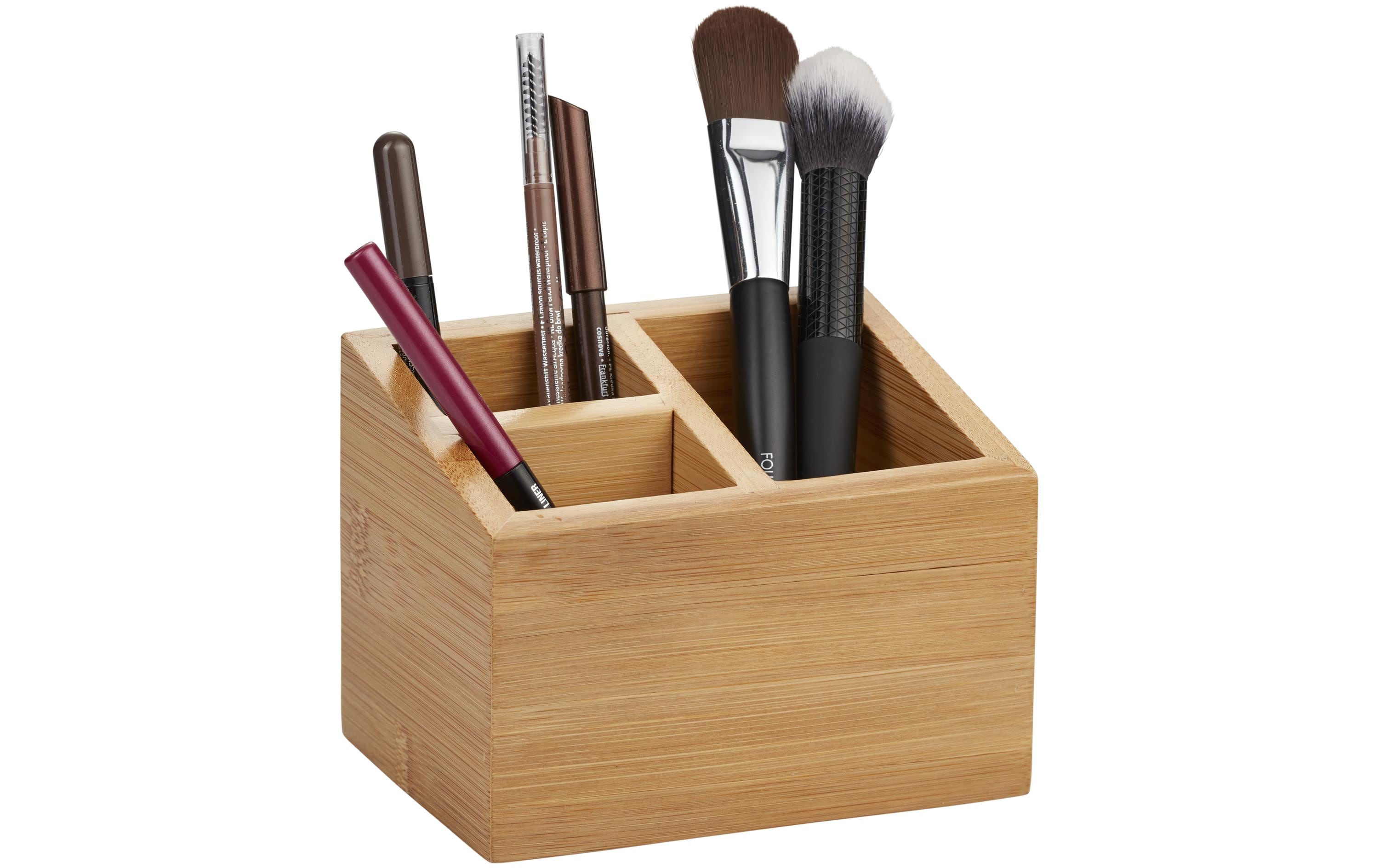 diaqua® Schminkablage aus Bambus 12 x 9 x 9 cm, Nature